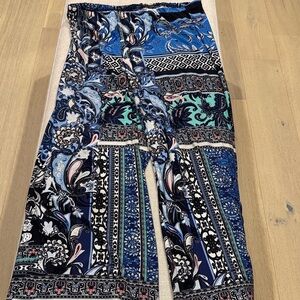 Chico's Vibrant Paisley Print Pants